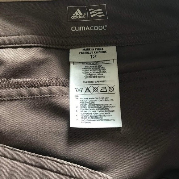 Adidas ClimaCool Brown Golf Active Athleisure Skirt Size 12 - Picture 5 of 8